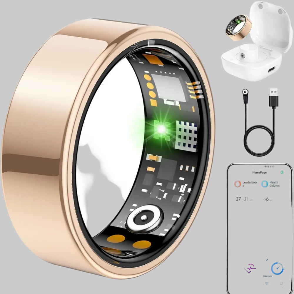 Smart Ring Fitness Tracker Sleep Health Monitor