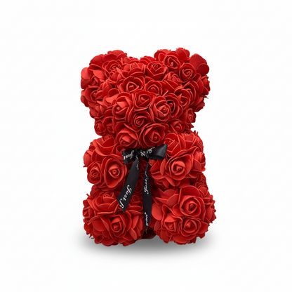 Orso di Fiori Rosa Orso di Peluche Romantico Decorazione Regalo di Rose di Schiuma