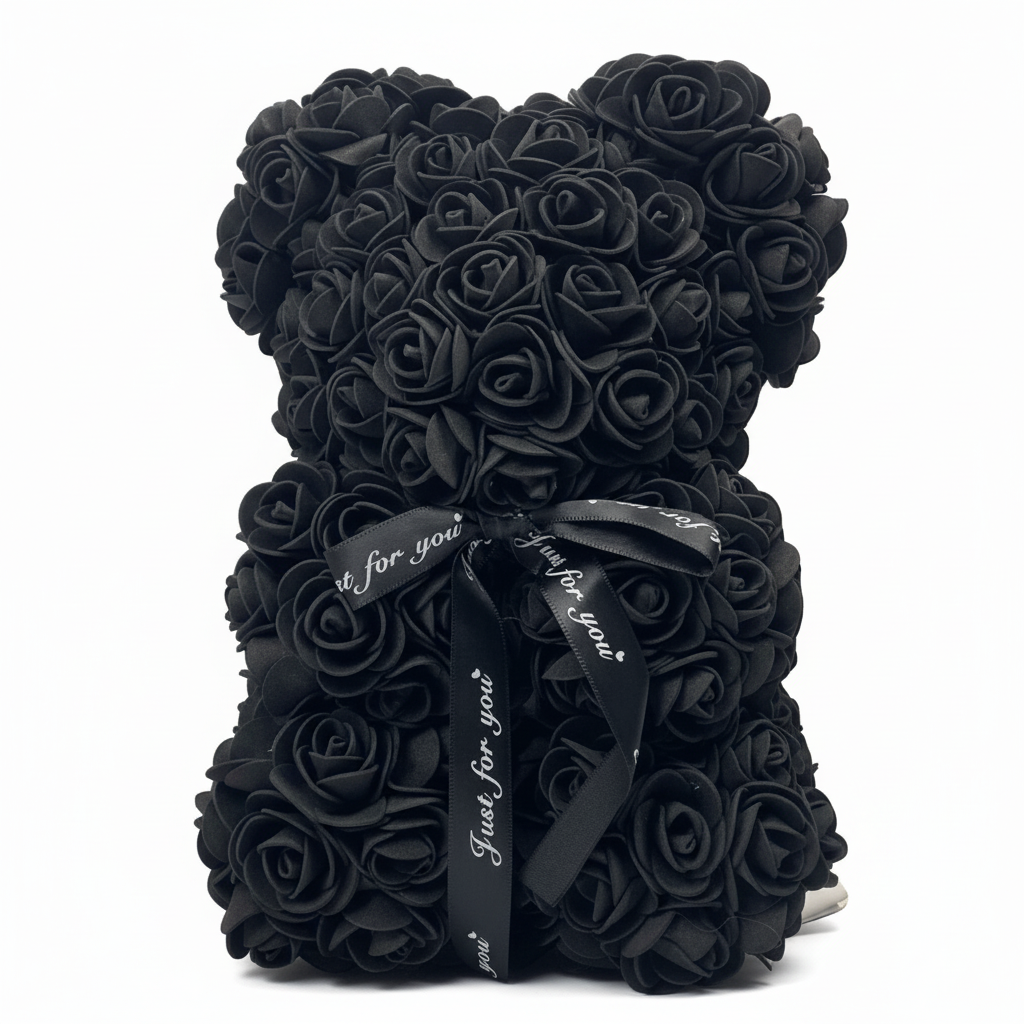 Orso di Fiori Rosa Orso di Peluche Romantico Decorazione Regalo di Rose di Schiuma