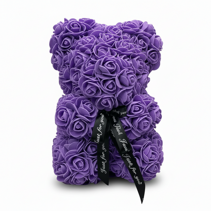Orso di Fiori Rosa Orso di Peluche Romantico Decorazione Regalo di Rose di Schiuma
