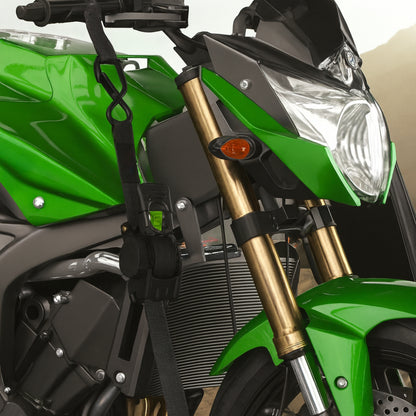 ערכת רצועות קשירה מתכווננות עם וו כבד לעיגון מטען