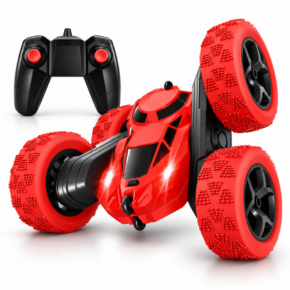 RC-Stuntwagen mit ferngesteuertem Überschlag und Offroad-Reifen