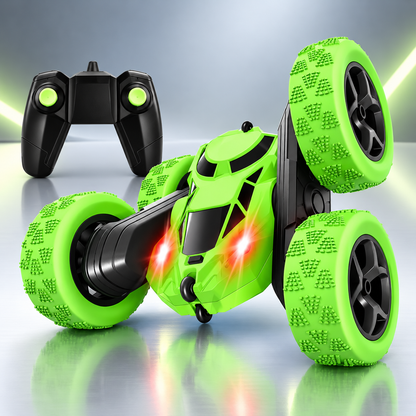RC-Stuntwagen mit ferngesteuertem Überschlag und Offroad-Reifen