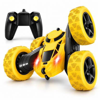 RC-Stuntwagen mit ferngesteuertem Überschlag und Offroad-Reifen