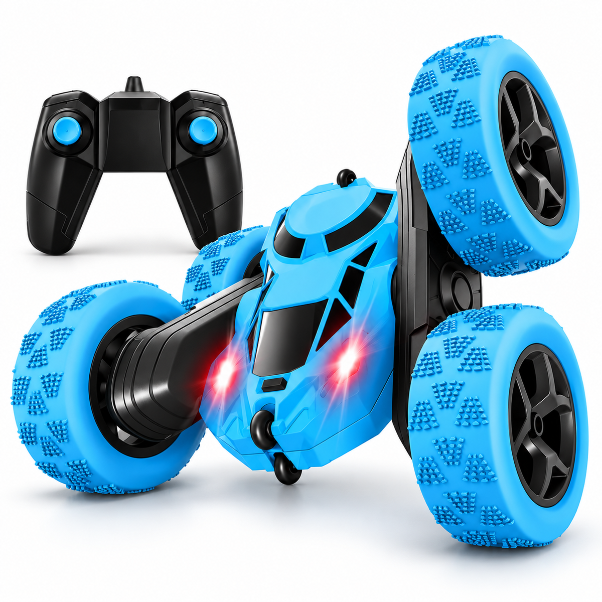RC-Stuntwagen mit ferngesteuertem Überschlag und Offroad-Reifen