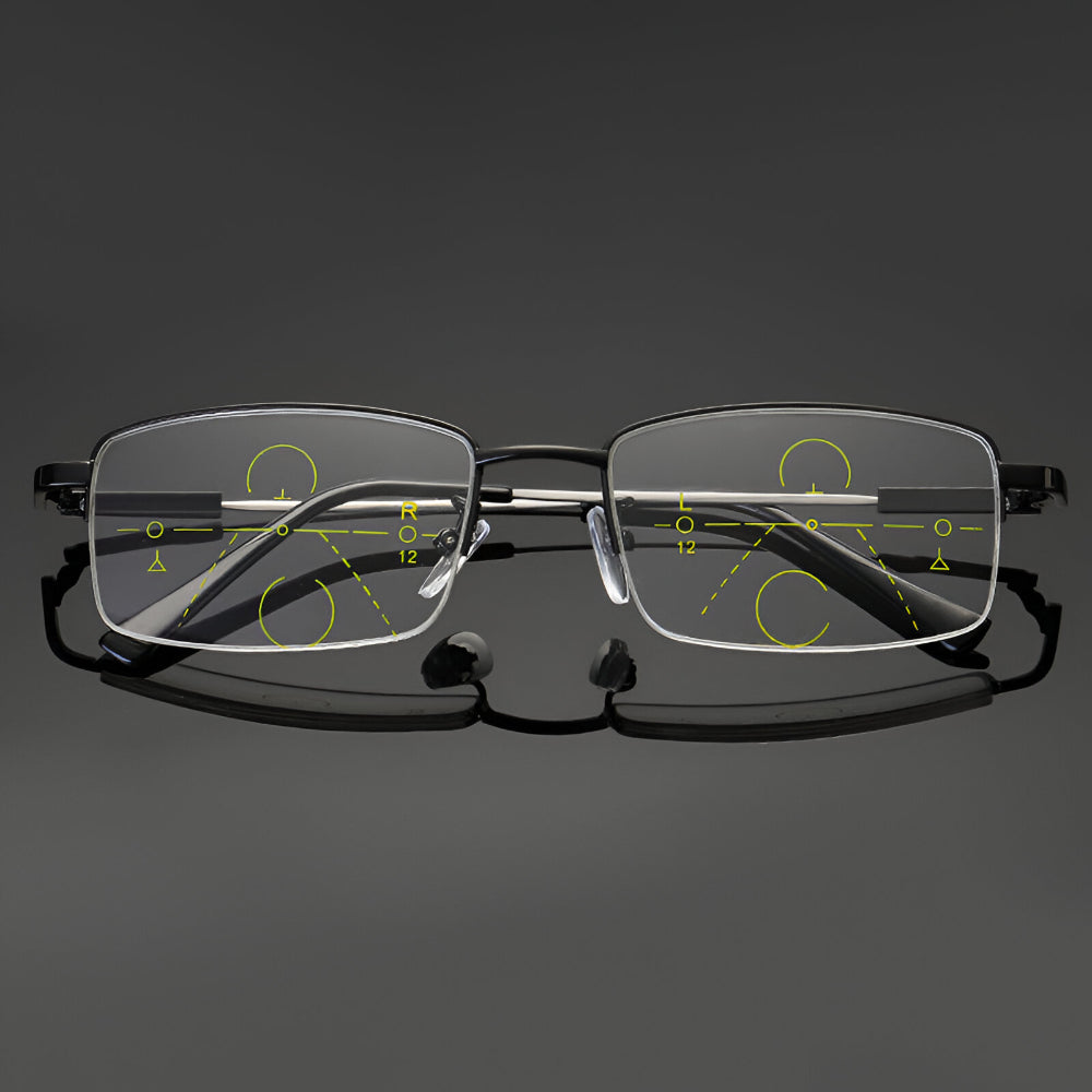 Gafas de Lectura Progresivas Fotocromáticas con Montura de Titanio