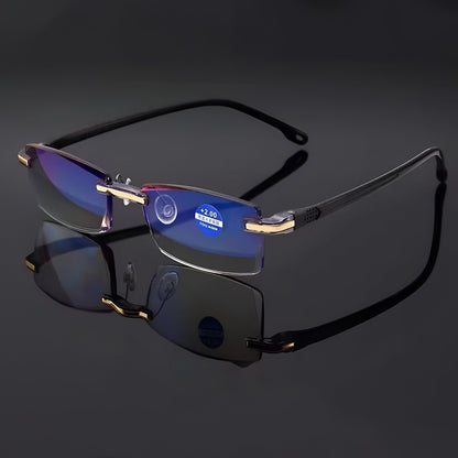 Gafas de Lectura Progresivas Fotocromáticas con Montura de Titanio