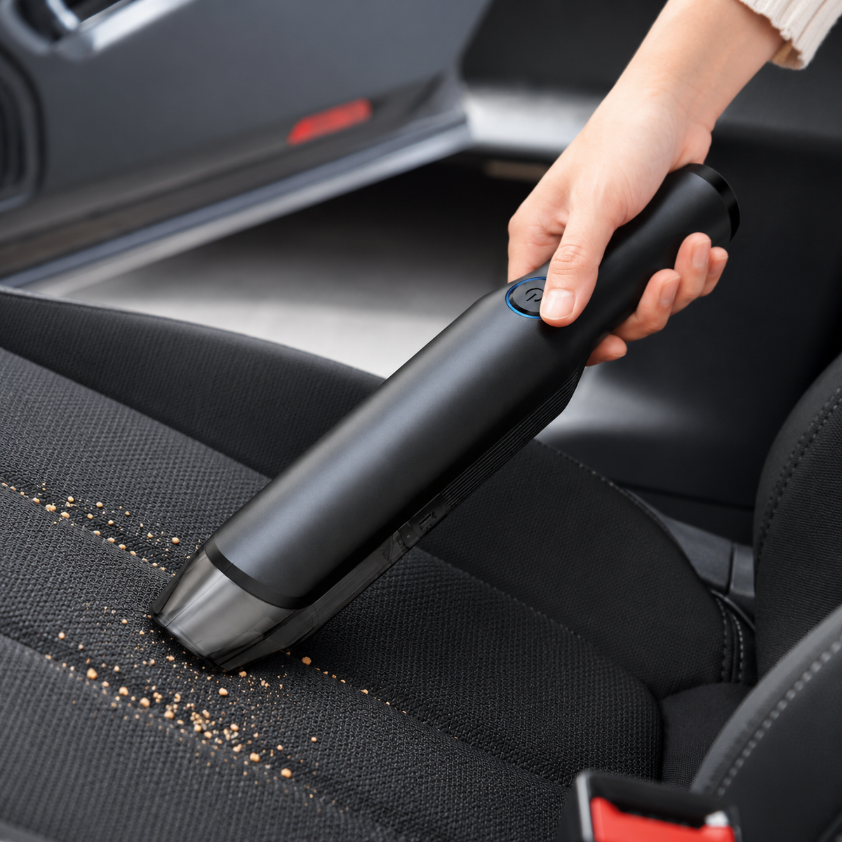 Aspiradora de coche recargable, portátil, inalámbrica y compacta