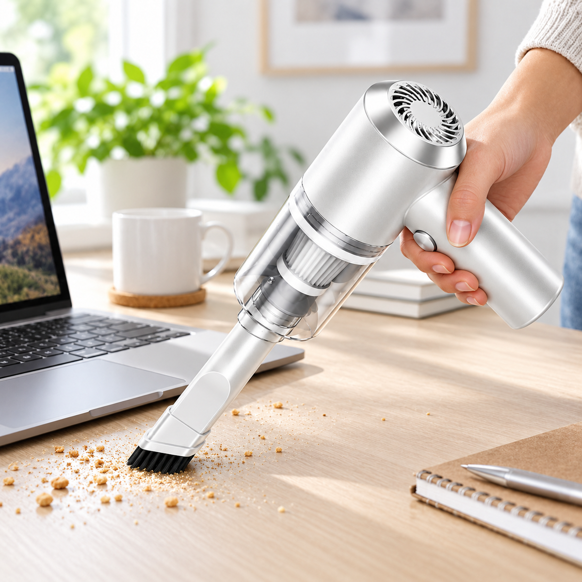 Rechargeable Compact Car Vacuum Cleaner Portable Cordless