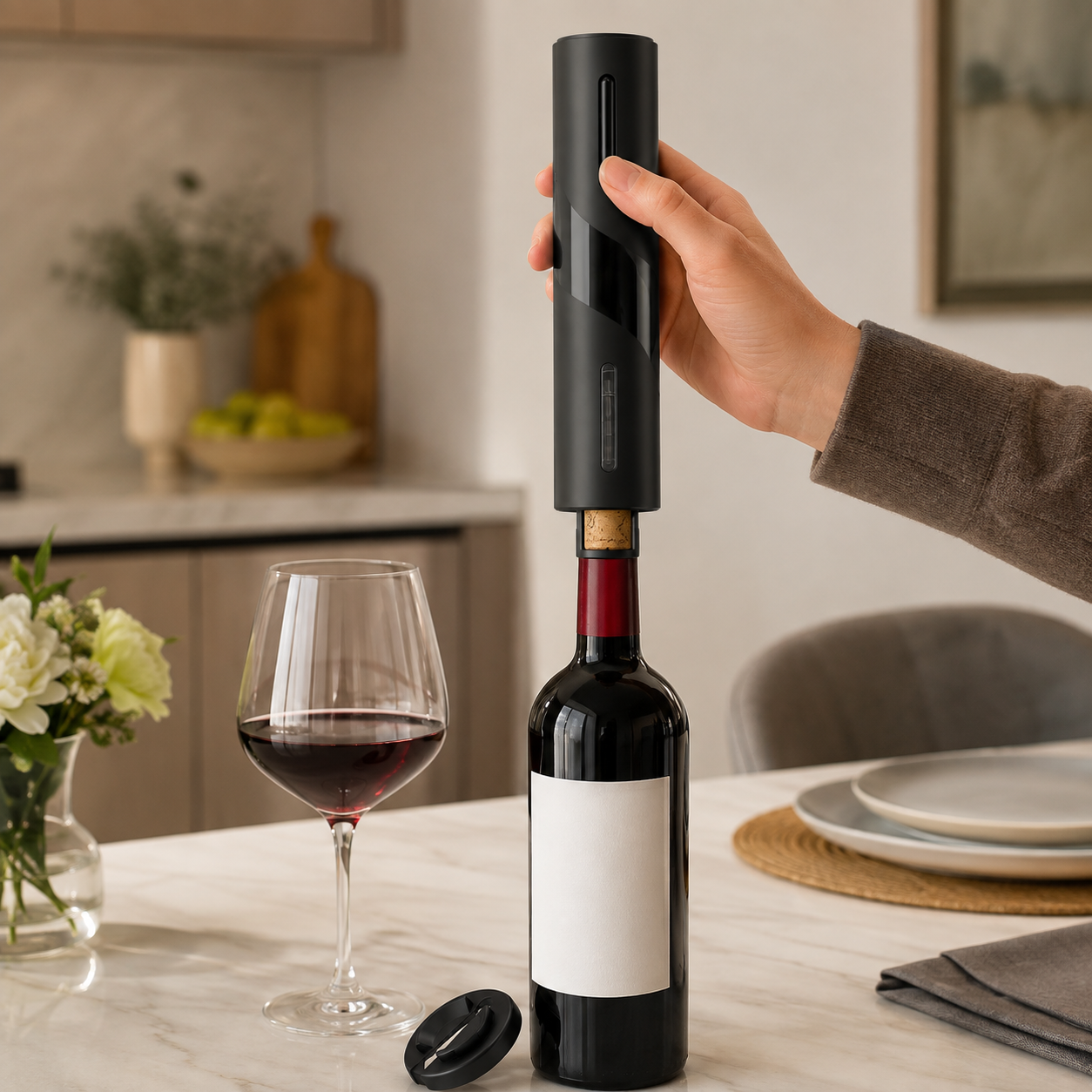 Rechargeable Electric Wine Opener Automatic Corkscrew Set