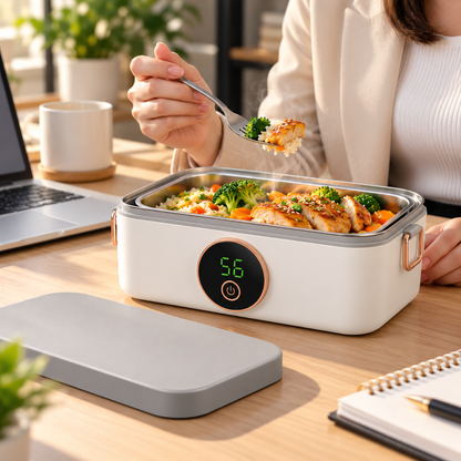 Wiederaufladbare beheizte Lunchbox, tragbare elektrische Lunchbox