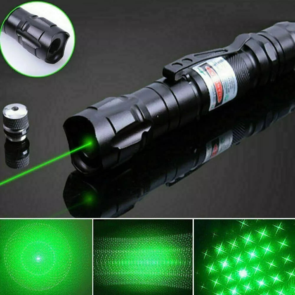 Rechargeable Green Laser Pointer Long Range Precision Tool 0