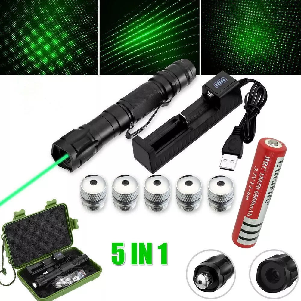 Rechargeable Green Laser Pointer Long Range Precision Tool 3