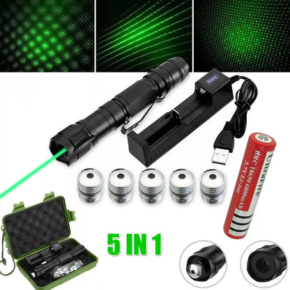 Rechargeable Green Laser Pointer Long Range Precision Tool 3