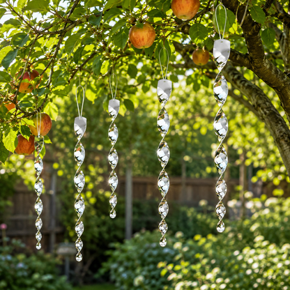 Reflektierender, windbetriebener Vogelvertreiber zum Aufhängen für den Garten