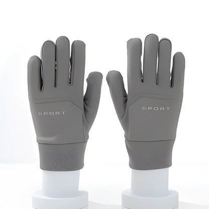 Luvas Térmicas de Inverno com Design Antiderrapante para Exterior e Ecrã Tátil
