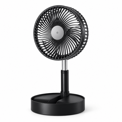 Diseño retráctil de ventilador a batería recargable por USB