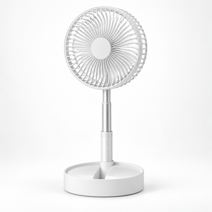 Diseño retráctil de ventilador a batería recargable por USB