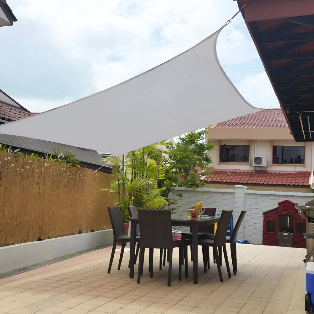 Toldo de sombra solar para patio cubierta exterior