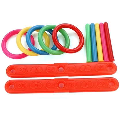 Ringwurfspiel für draußen Tragbares Familienspiel-Set