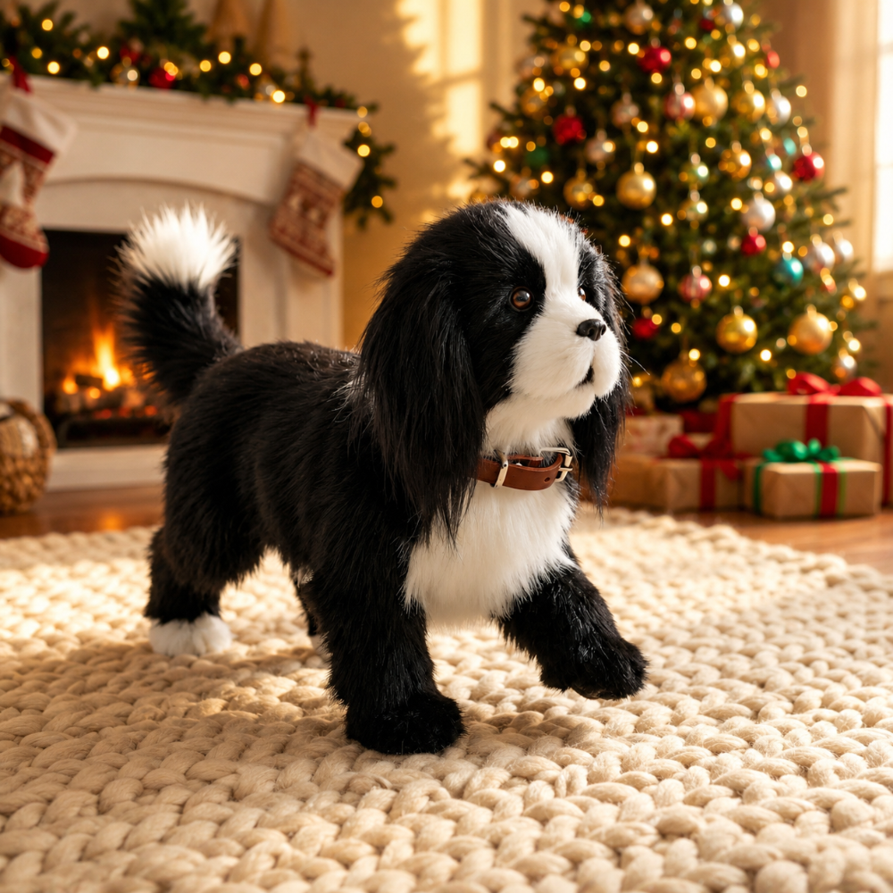 Robot Dog Interactive Puppy Toy Walks Barks Gestures