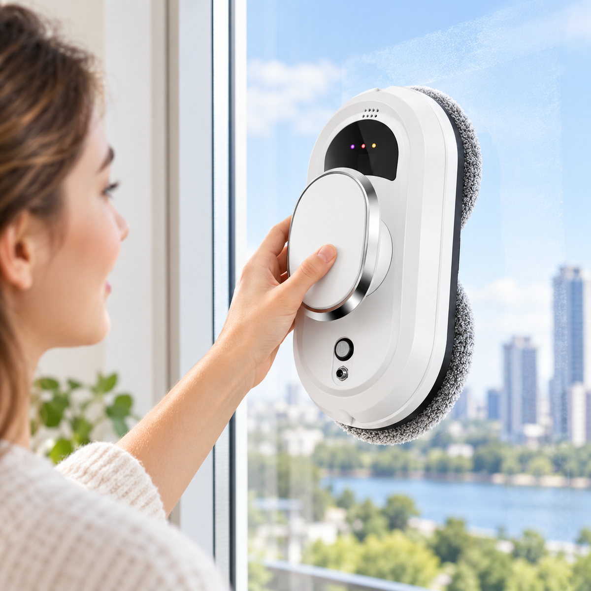 Robot Window Cleaner Smart Automatic Home Appliance Device