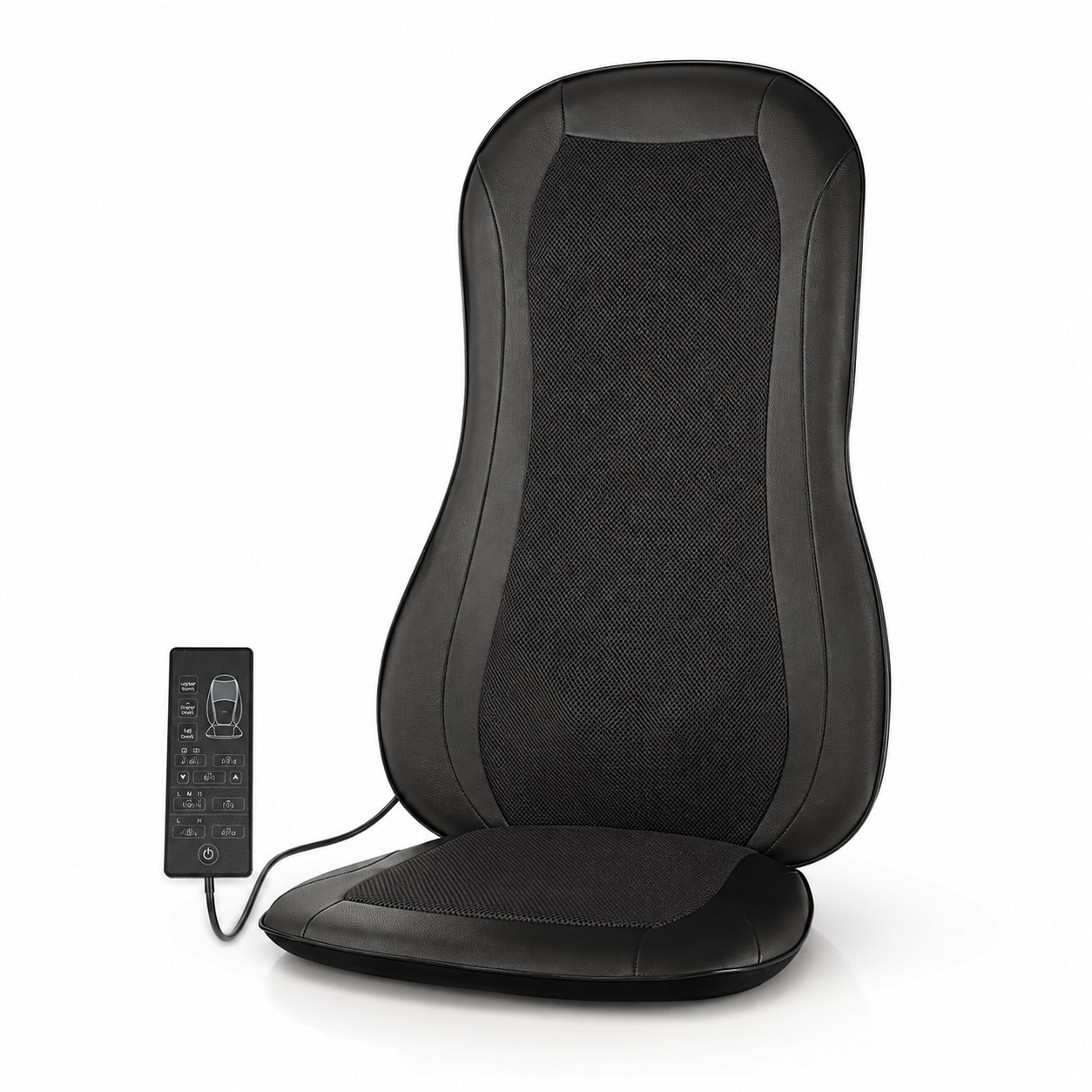 Vibrerende ergonomisk massagesædehynde med rullende massage