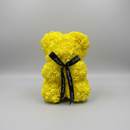 Rose Bear Mothers Day Gift Artificial Flower Teddy Decoration