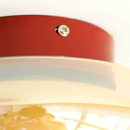 June Retro Glas Overflademonteret Loftlampe | LED Indendørs Lampe