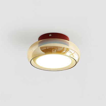 June Retro Glas Overflademonteret Loftlampe | LED Indendørs Lampe