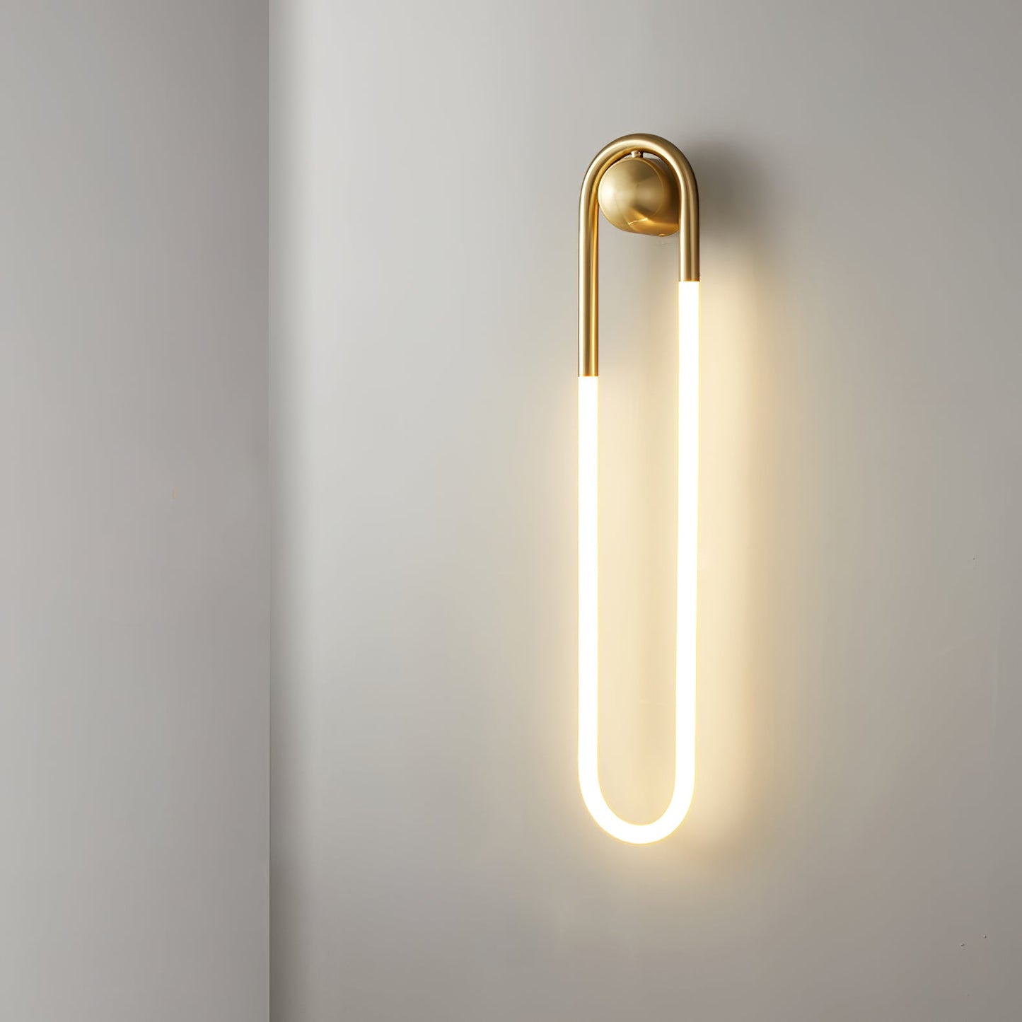 Lámpara de Pared LED Moderna | Lámpara de Pared Minimalista en Latón y Negro