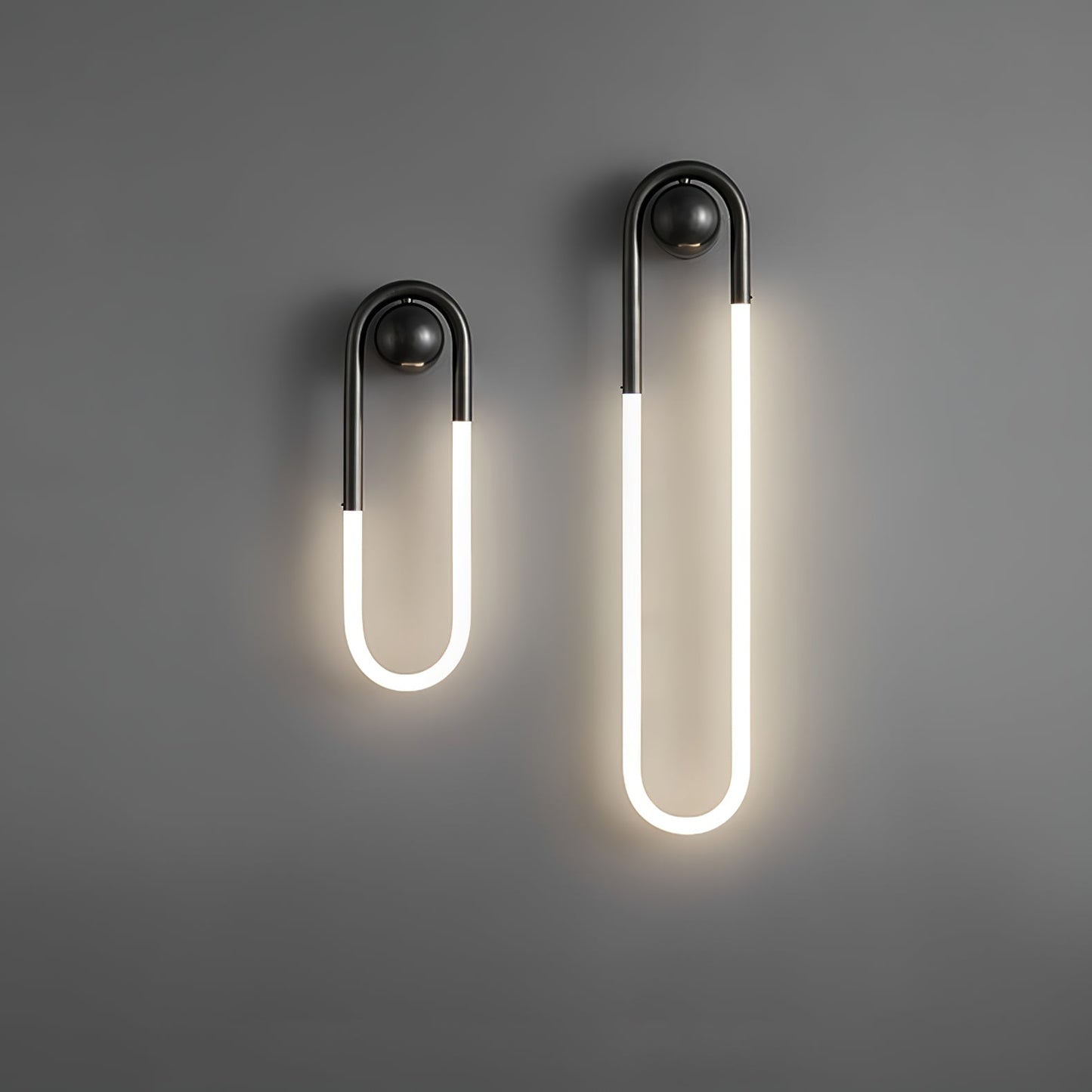 Lámpara de Pared LED Moderna | Lámpara de Pared Minimalista en Latón y Negro