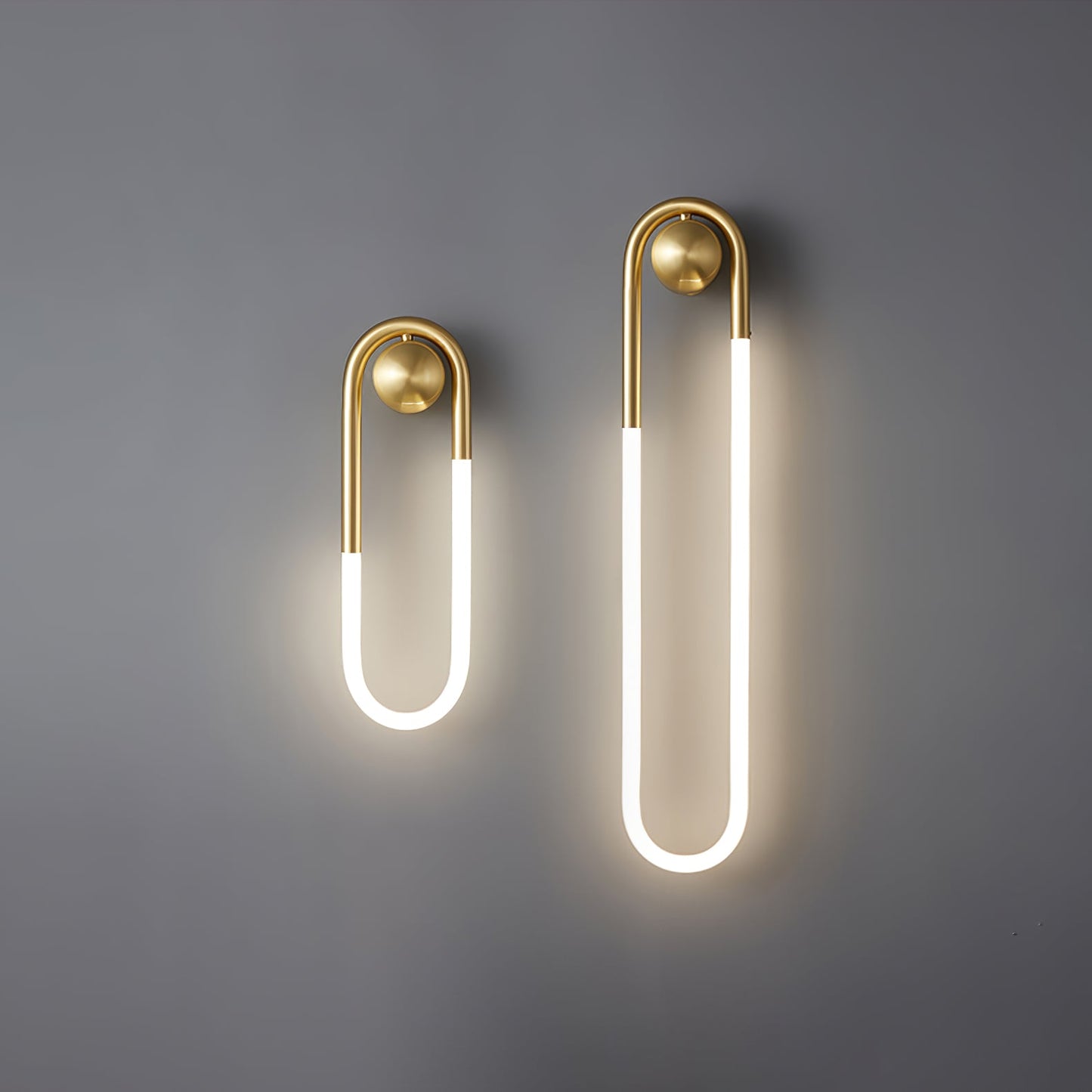 Lámpara de Pared LED Moderna | Lámpara de Pared Minimalista en Latón y Negro