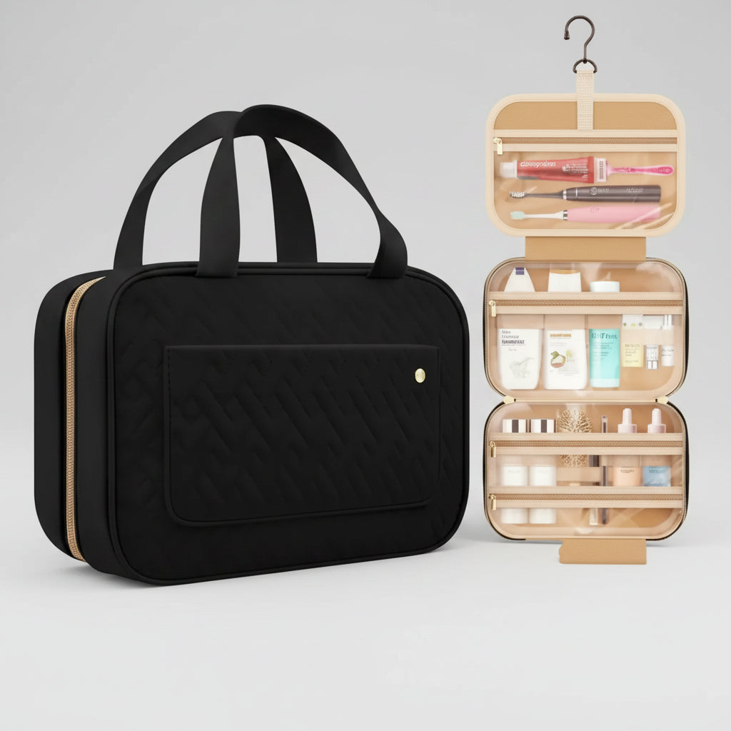 Makeup Bag Travel Cosmetic Bag Hanging Organizer Mothers Day – DecorsDeluxe