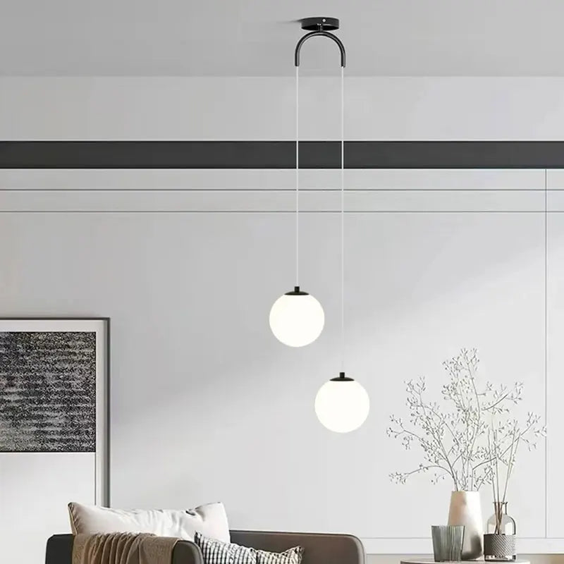 Luna Pendelleuchte | Nordisches modernes Glas-Kugel-Design