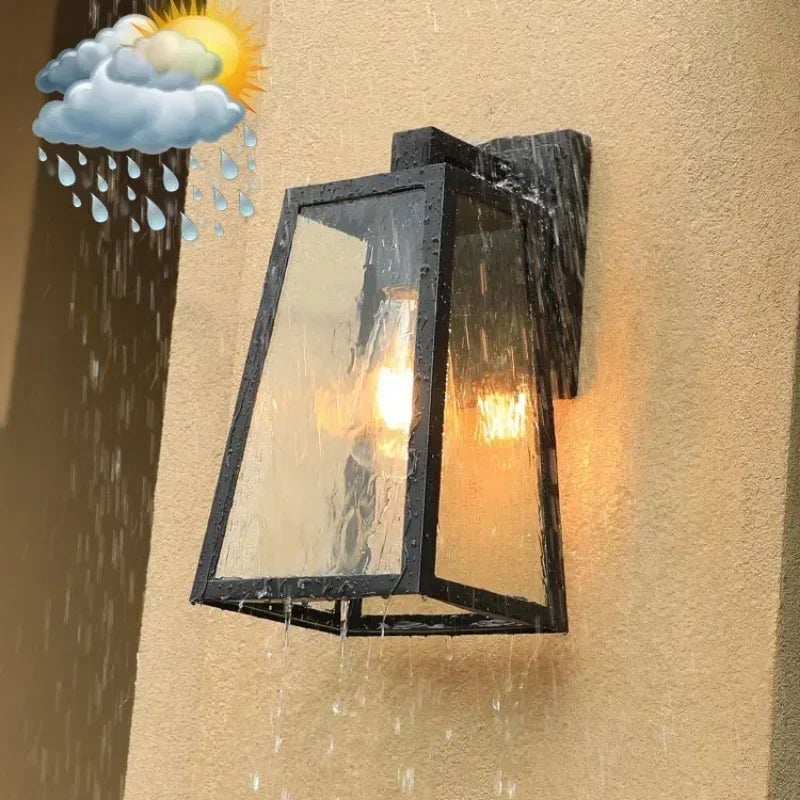 Verona Outdoor Wall Lamp | European Modern Lantern Light