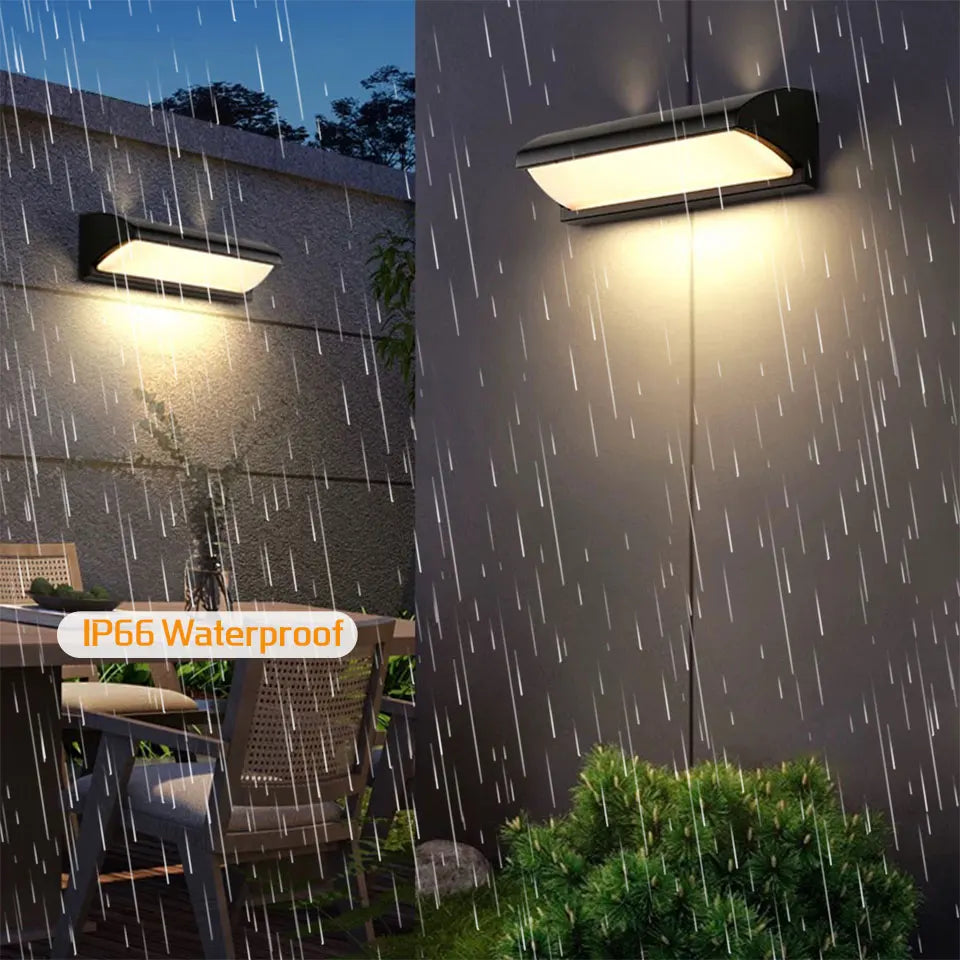 LED-Bewegungsmelder-Wandlampe | Wasserdichte Außen-Gartenlampe