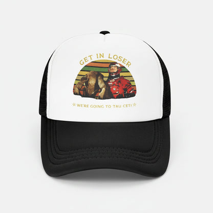 Baseball Cap Trucker Hat Mesh Adjustable Snapback Project Rocky