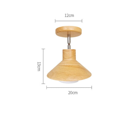 NordicWood loftlampe | Naturligt trækonisk design