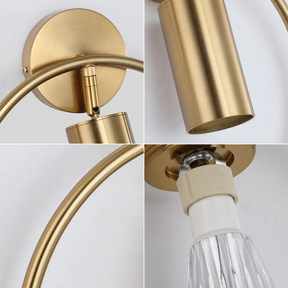Halo Wandleuchte | Nordic Gold Minimalistisches Design