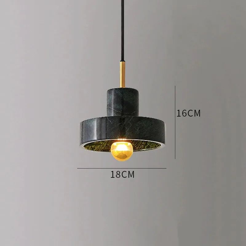 Lampă suspendată din marmură | Design postmodern din piatră naturală