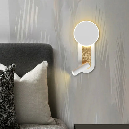 Luz de Parede HaloBeam | Design Nórdico Moderno com LED Duplo