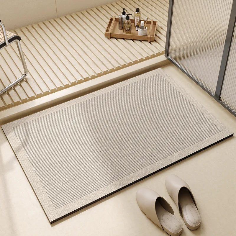 Super Absorbent Bath Mat | Quick-Dry Non-Slip Bathroom Floor Mat