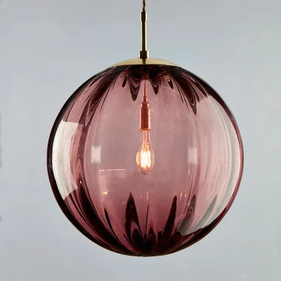 Moderne Glas-Kugel-Pendelleuchte | Nordische Eleganz für jeden Raum
