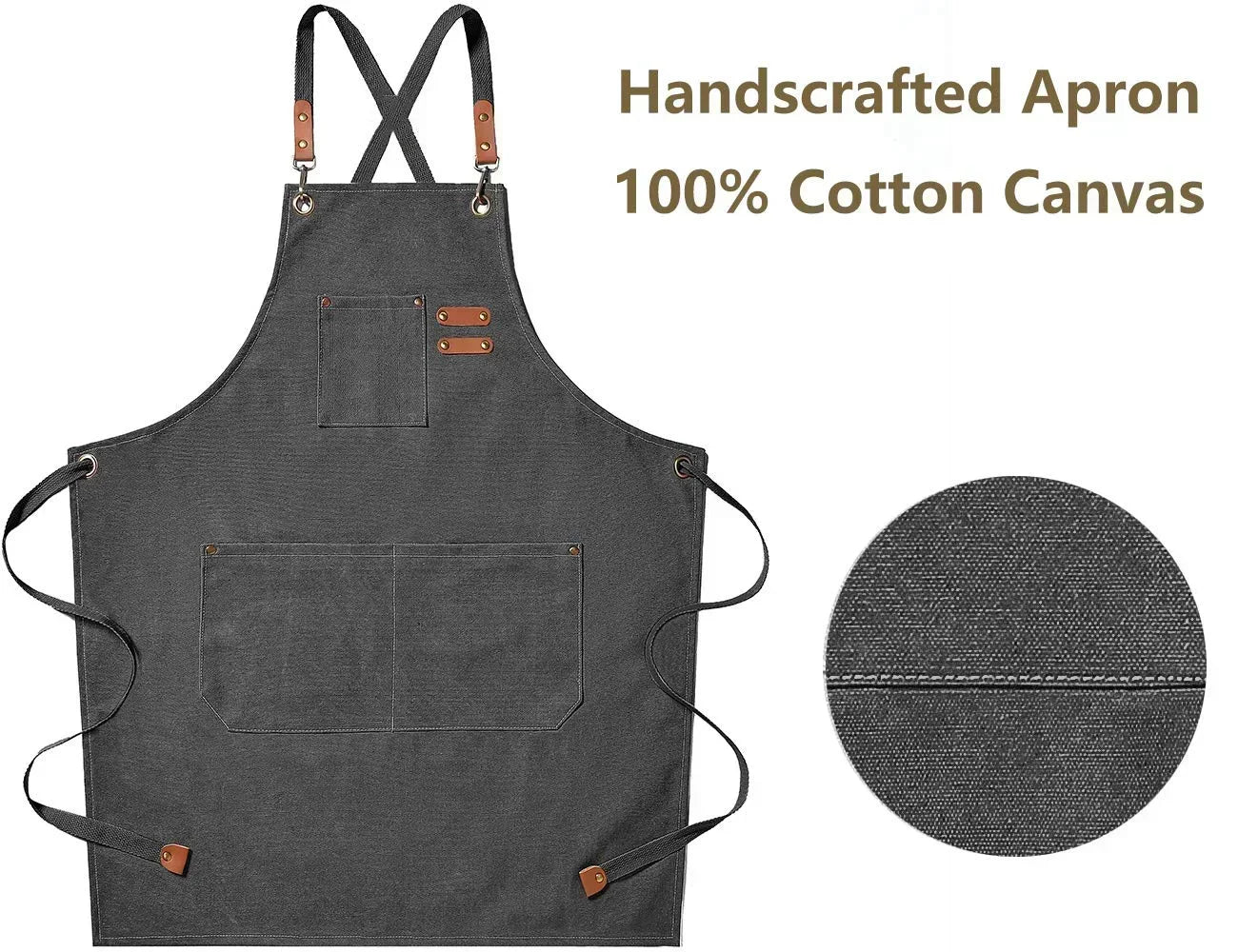 ProWear | Canvas Kitchen Apron | Unisex Chef & Workwear