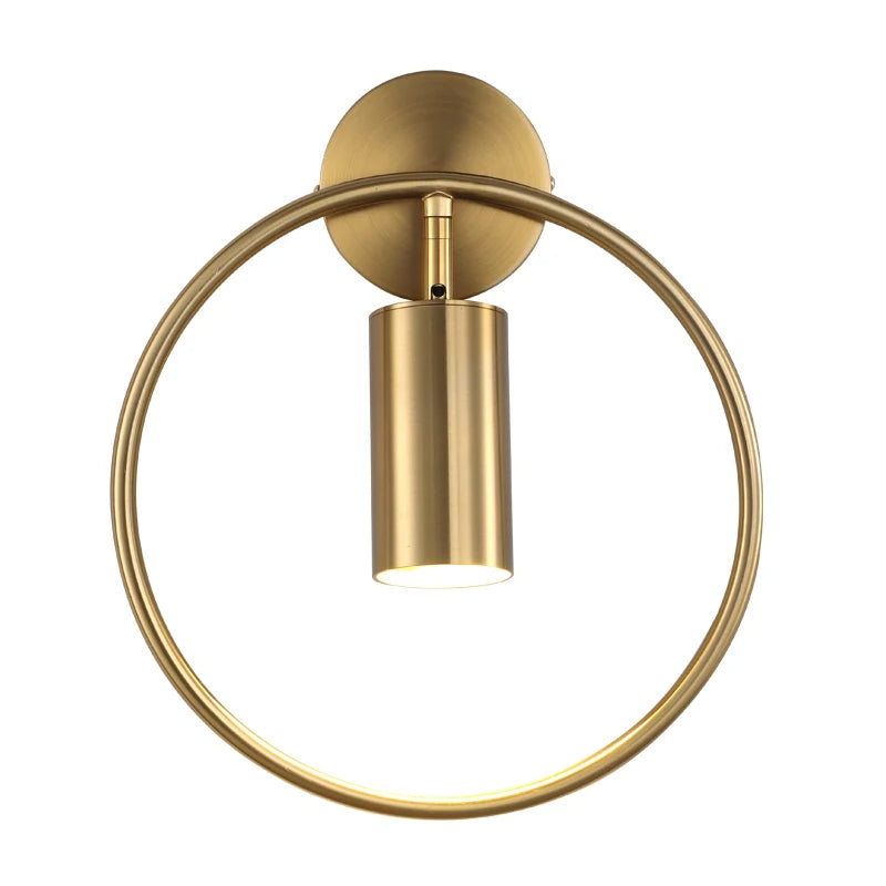 Halo Wall Light | Nordic Gold Minimalist Design
