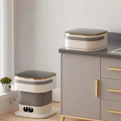 Máquina de Lavar Portátil Mini Dobrável Compacta para Roupa