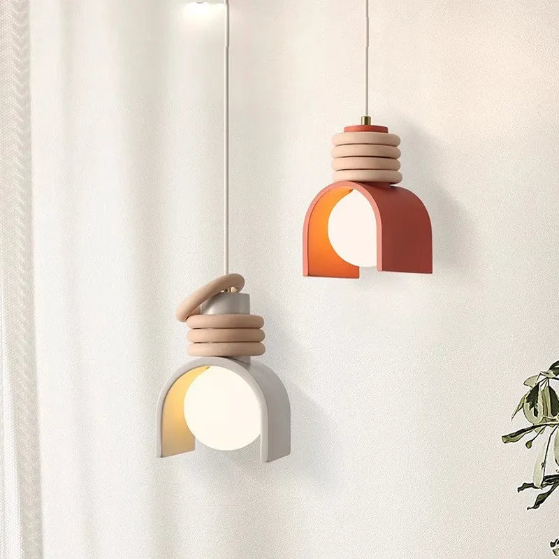 Wabi-Sabi Pendant Light | Japanese Minimalist Resin Design