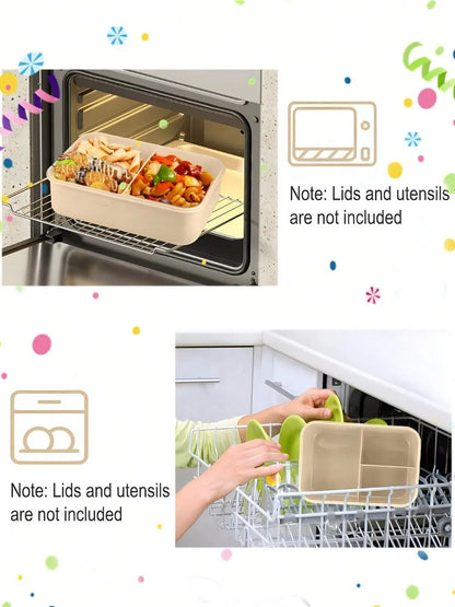 MealMate | Bento-Lunchbox mit Besteck | 4 Fächer & auslaufsicheres Design