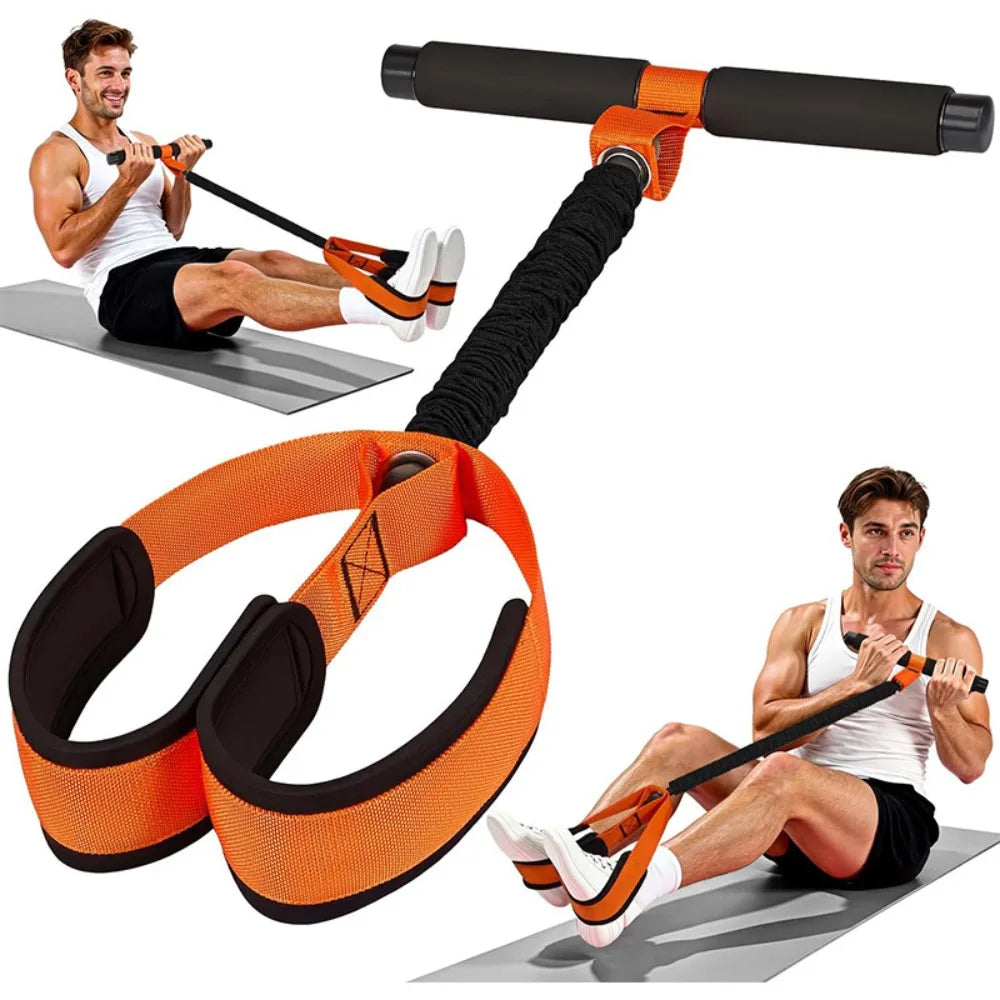 Rullo per Addominali con Fascia di Resistenza Allenatore Fitness per Allenamento Core